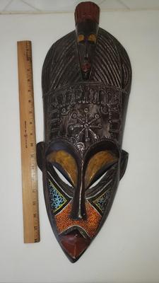 African mask 25" tall