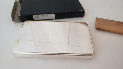 Credit card holder Vintage very heavy
