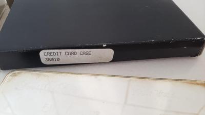 Credit card holder Vintage very heavy