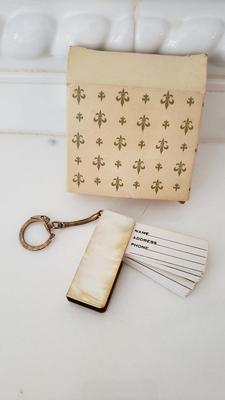 Vintage Keychain address book