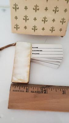 Vintage Keychain address book