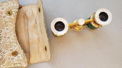 Vintage Opera Glasses with cloth case