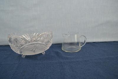 LOT 328. GLASSWARE