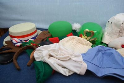 LOT 354. HATS AND CAPS