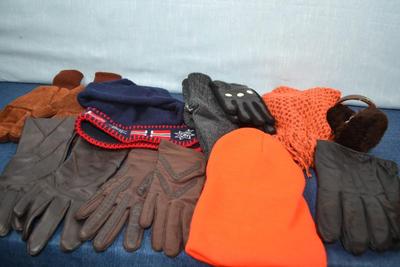 LOT 363 WINTER HATS AND GLOVES