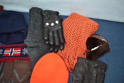 LOT 363 WINTER HATS AND GLOVES