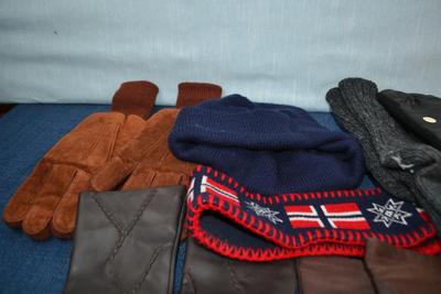 LOT 363 WINTER HATS AND GLOVES