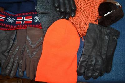 LOT 363 WINTER HATS AND GLOVES