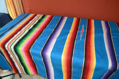 LOT 375. SERAPE/MEXICAN BLANKET