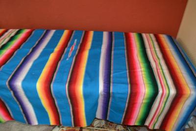 LOT 375. SERAPE/MEXICAN BLANKET