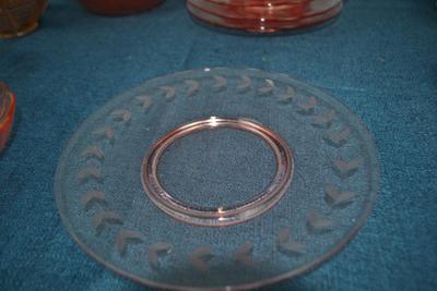 LOT 431. GLASS BOWLS, PLATES
