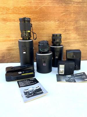 CANON, STARBLITZ, ALBINAR Lens Lot-Not Tested