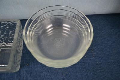 LOT 435. CLEAR GLASSWARE