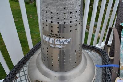 LOT 459.   TABLE TOP PROPANE HEATER 36" TALL