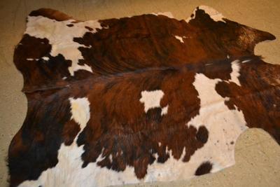 LOT 470. COWHIDE RUG