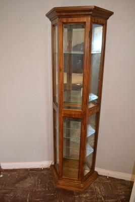 LOT 500. LIGHTED DISPLAY CABINET