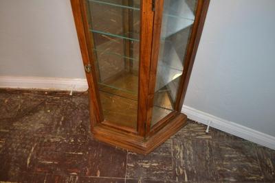 LOT 500. LIGHTED DISPLAY CABINET