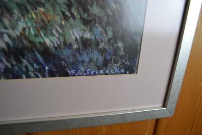 LOT 524 CARL FREDIRCK FRESEKE FRAMED PRINT