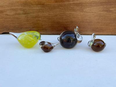 Glass & Clear  Handblown? Paperweight