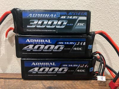 (3) ADMIRAL 4000 & 3000 Batteries *READ DETAILS
