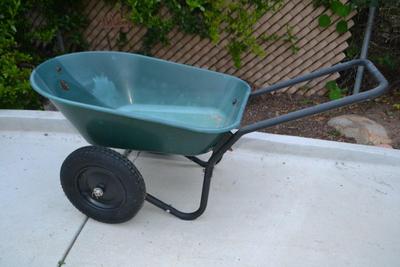 LOT 588. PLASTIC WHEELBARROW