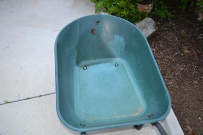 LOT 588. PLASTIC WHEELBARROW
