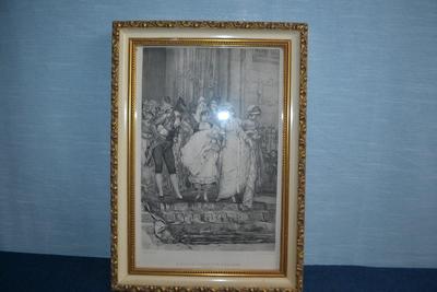 LOT 616. HOME DECOR AND PICTURE FRAME