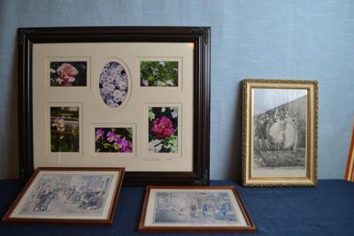 LOT 616. HOME DECOR AND PICTURE FRAME