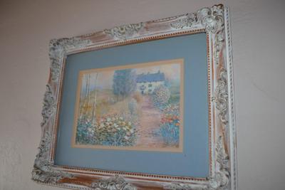 LOT 649. FRAMED PRINT