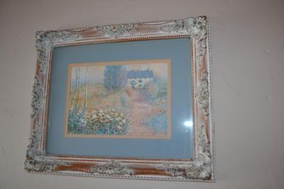 LOT 649. FRAMED PRINT