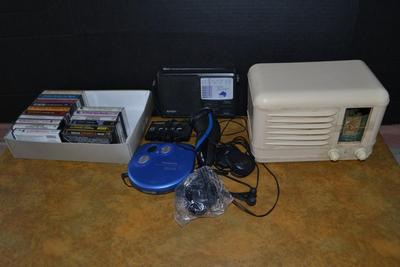 LOT 674. CASSETTE TAPES, PARTS ONLY  RADIO