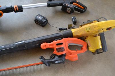 LOT 683. YARD AND GARDEN POWER TOOLS