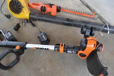 LOT 683. YARD AND GARDEN POWER TOOLS