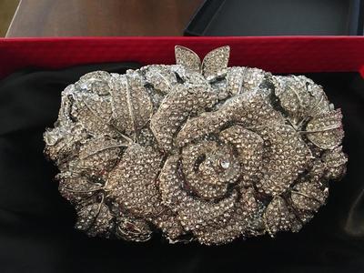 Fawziya luxury  rhinestone evening bag