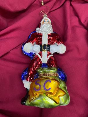Christopher Radko Santa with his bag