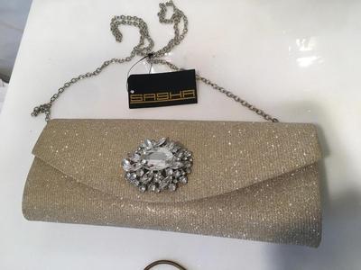 Sasha glitery clutch