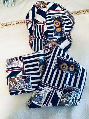 Saks Fifth Ave hat and scarf set