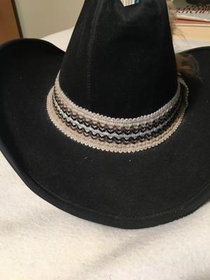 Vintage Levi Strauss suede cowboy hat