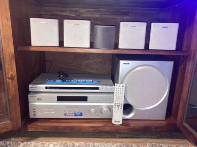 Sony 5.1 Channel AV Receiver- STR-K660P And  Sony DVP-NS41P Progressive Scan Component Digital Video CD/DVD Player