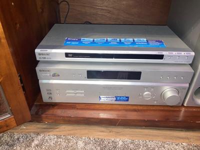 Sony 5.1 Channel AV Receiver- STR-K660P And  Sony DVP-NS41P Progressive Scan Component Digital Video CD/DVD Player