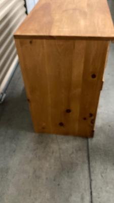 Nice Little Knotty Pine Desk (Littlle Dog Not Included)