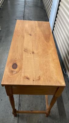 Nice Little Knotty Pine Desk (Littlle Dog Not Included)