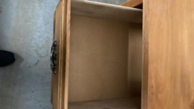 Nice Little Knotty Pine Desk (Littlle Dog Not Included)