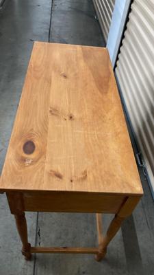 Nice Little Knotty Pine Desk (Littlle Dog Not Included)