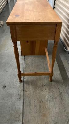 Nice Little Knotty Pine Desk (Littlle Dog Not Included)
