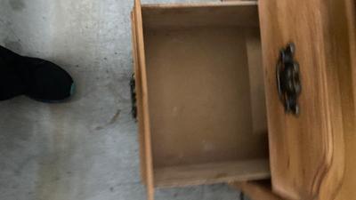 Nice Little Knotty Pine Desk (Littlle Dog Not Included)