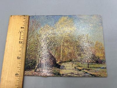 Small Post Card Sized Art Print Alfred Sisley Autumn Landscape