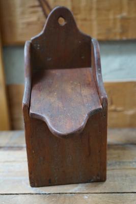 ANTIQUE PRIMITIVE SALT BOX