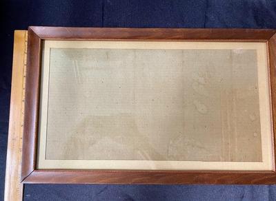 Vintage Wood Picture Art Frame with Glass 20