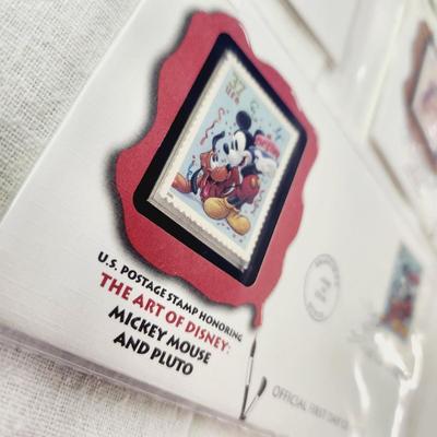 9 - FIRST DAY STAMPS - THE ART OF DISNEY